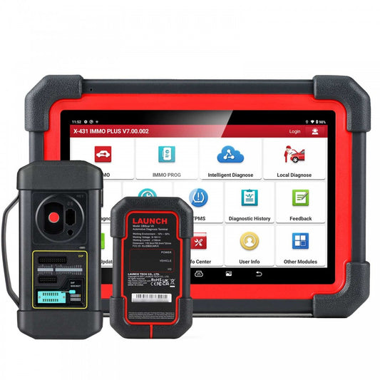 LAUNCH X431 IMMO Elite Plus Key Fob Programming Tool with X431 PROG3 (Valued $800), All-in-One Bi-Directional Scan Tool, ECU Coding, 39+ Services, OE-Level All System Diagnoses, 2 Years Free Update